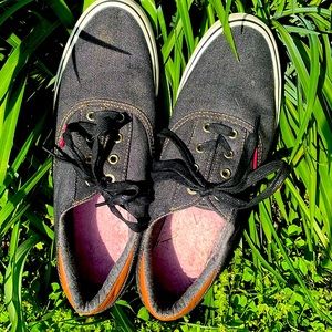 Blue denim Levi sneakers